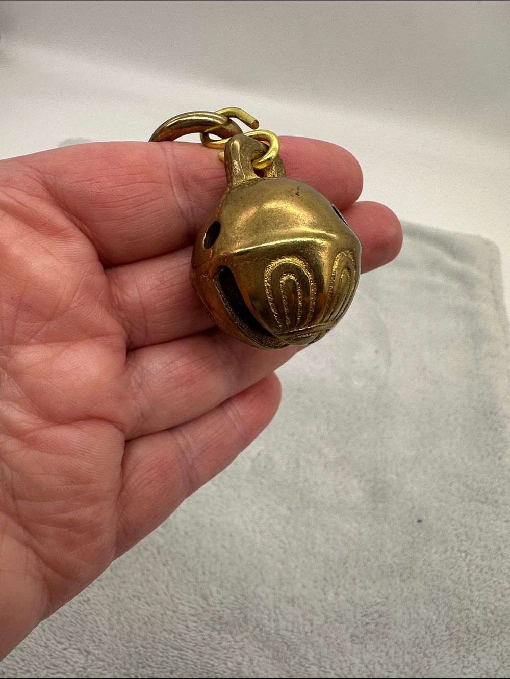 Weavers Hiker’s Solid Brass #1 Bell with Swivel Snap NEW - Picture 5 of 5